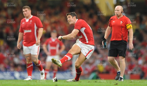 20.08.11 - Wales v Argentina - RWC Warm-Up Match - James Hook of Wales. 
