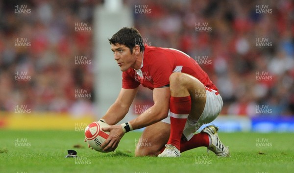 20.08.11 - Wales v Argentina - RWC Warm-Up Match - James Hook of Wales. 