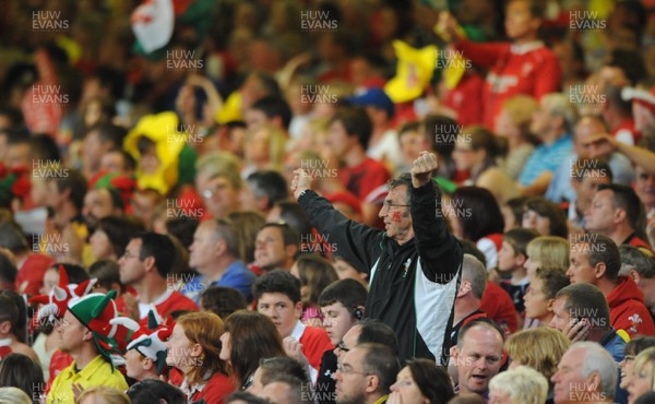 20.08.11 - Wales v Argentina - RWC Warm-Up Match - Wales fans. 