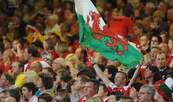 20.08.11 - Wales v Argentina - RWC Warm-Up Match - Wales fans. 