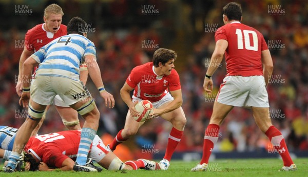 20.08.11 - Wales v Argentina - RWC Warm-Up Match - Lloyd Williams of Wales. 
