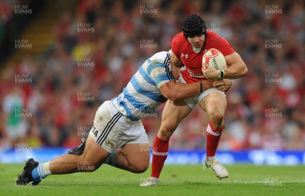 20.08.11 - Wales v Argentina - RWC Warm-Up Match - Leigh Halfpenny of Wales. 