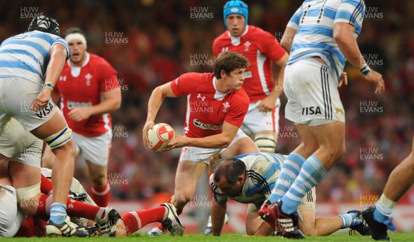 20.08.11 - Wales v Argentina - RWC Warm-Up Match - Lloyd Williams of Wales. 