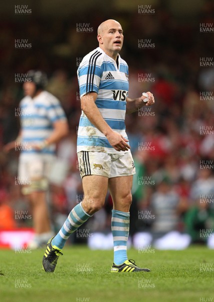 20.08.11 Wales v Argentina. Argentina's Felipe Contepomi. 