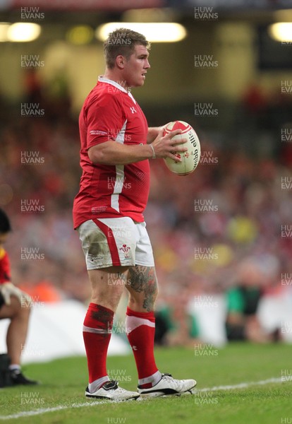 20.08.11 Wales v Argentina. Wales' Richard Hibbard. 