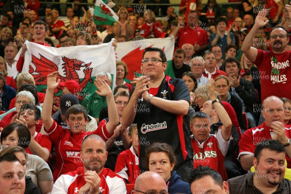20.08.11 Wales v Argentina. Fans. 