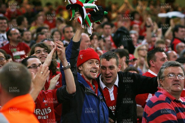 20.08.11 Wales v Argentina. Fans. 