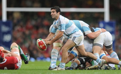 21.11.09 - Wales v Argentina - Invesco Perpetual Series 2009 - Argentina's Agustin Figuerola. 