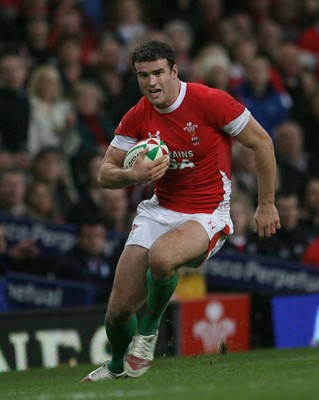 21.11.09 - Wales v Argentina... Wales' Jamie Roberts. 