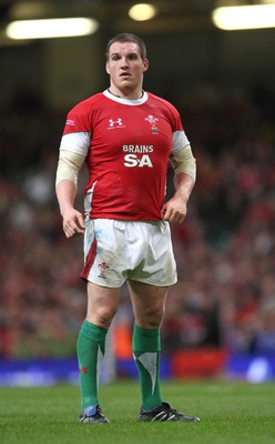 21.11.09... Wales v Argentina, Invesco Perpetual Series 2009 -  Wales' Gethin Jenkins 