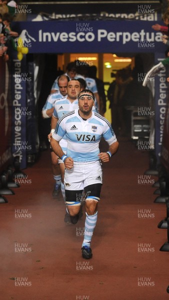 21.11.09 - Wales v Argentina - Invesco Perpetual Series 2009 - Argentina's Juan Martin Fernandez Lobbe. 