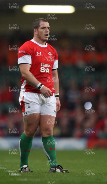 21.11.09... Wales v Argentina, Invesco Perpetual Series 2009 -  Wales' Paul James 