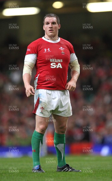 21.11.09... Wales v Argentina, Invesco Perpetual Series 2009 -  Wales' Gethin Jenkins 