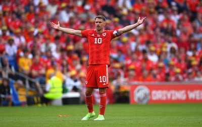 160623 - Wales v Armenia - UEFA European Championship Qualifers - Aaron Ramsey of Wales