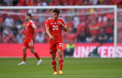 160623 - Wales v Armenia - UEFA European Championship Qualifers - Daniel James of Wales looks dejected