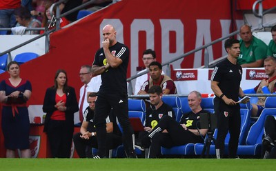 160623 - Wales v Armenia - UEFA European Championship Qualifers - Wales manager Rob Page looks dejected