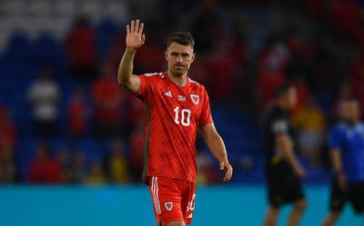 160623 - Wales v Armenia - UEFA European Championship Qualifers - Aaron Ramsey of Wales looks dejected