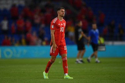 160623 - Wales v Armenia - UEFA European Championship Qualifers - Aaron Ramsey of Wales looks dejected
