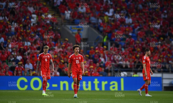 160623 - Wales v Armenia - UEFA European Championship Qualifers - Ethan Ampadu of Wales after Armenia 4th goal