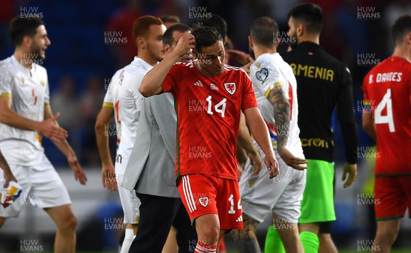 160623 - Wales v Armenia - UEFA European Championship Qualifers - Connor Roberts of Wales looks dejected