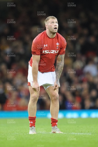 101118 - Wales v Australia - Under Armour Series 2018 - Ross Moriarty of Wales 