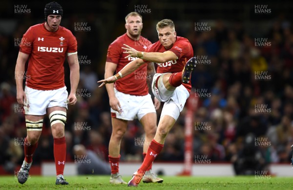 101118 - Wales v Australia - Under Armour Series - Gareth Anscombe of Wales