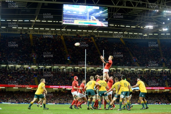 111117 - Wales v Australia - Under Armour Series 2017 - Sam Cross of Wales