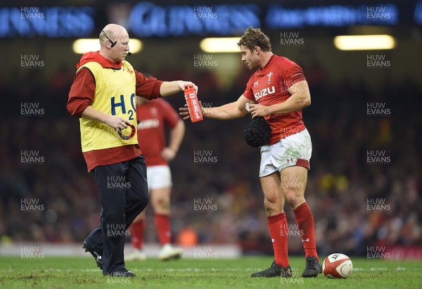 111117 - Wales v Australia - Under Armour Series 2017 - Neil Jenkins and Leigh Halfpenny of Wales