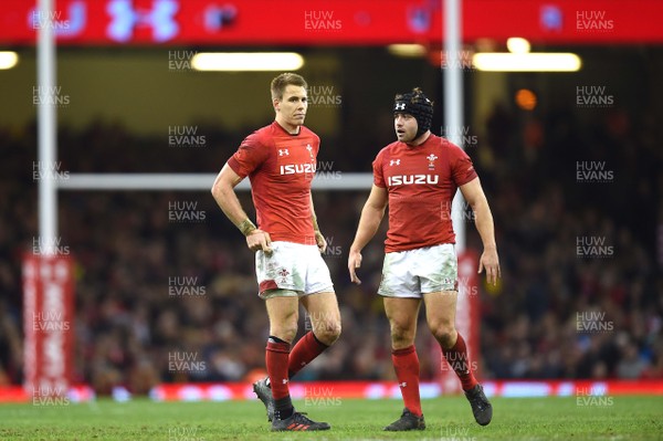111117 - Wales v Australia - Under Armour Series 2017 - Liam Williams and Leigh Halfpenny of Wales