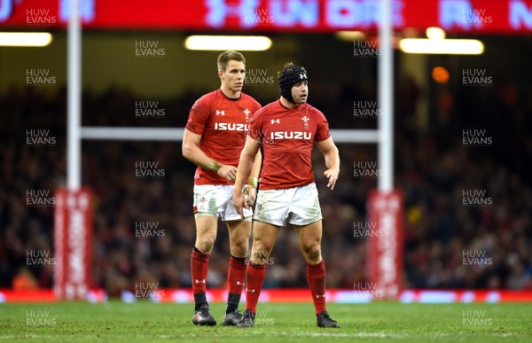 111117 - Wales v Australia - Under Armour Series 2017 - Liam Williams and Leigh Halfpenny of Wales