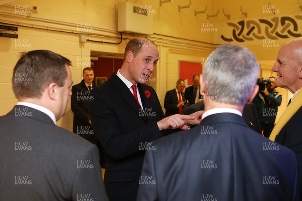 111117 - Wales v Australia - Under Armour Series 2017 - Prince William arrives at the stadium