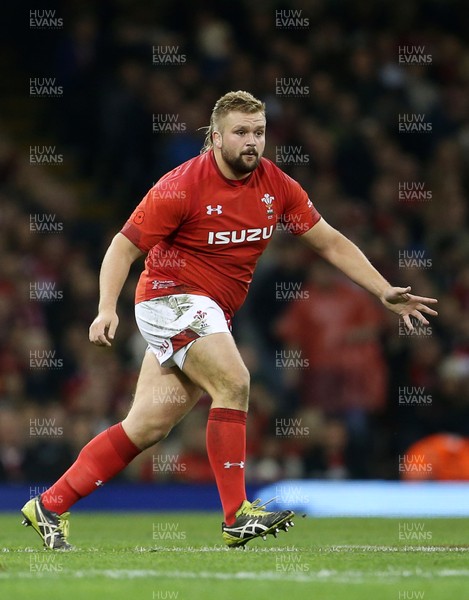 111117 - Wales v Australia - Under Armour Series 2017 - Tomas Francis of Wales