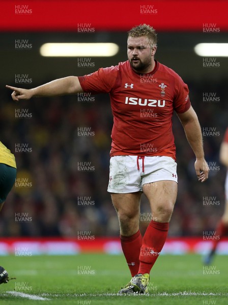 111117 - Wales v Australia - Under Armour Series 2017 - Tomas Francis of Wales