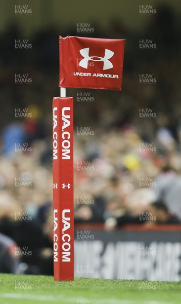 111117 - Wales v Australia, Under Armour Series 2017 - Under Armour corner flags