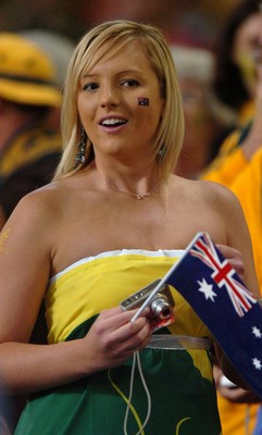 14.09.07 - Wales v Australia - Rugby World Cup 2007 -  an Australian fan 