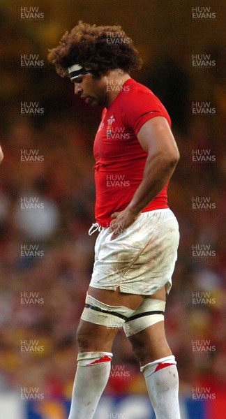 14.09.07 - Wales v Australia - Rugby World Cup 2007 -  Wales' Colin Charvis looks dejected 