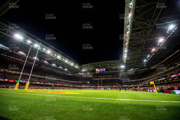 201121 - Wales v Australia - Autumn Nations Series - General view of Principality Stadium