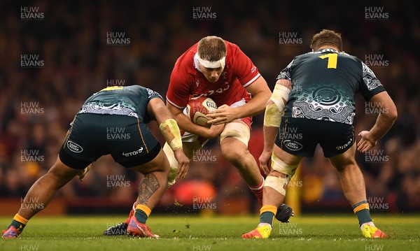 201121 - Wales v Australia - Autumn Nations Series - Ben Carter of Wales