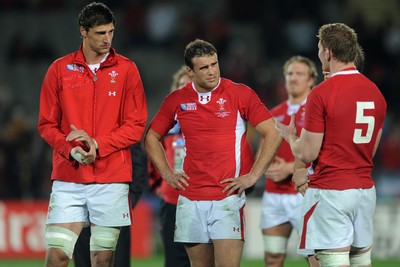 21.10.11 - Wales v Australia - Rugby World Cup Bronze Final - Jamie Roberts of Wales looks dejected at the end of the game. 