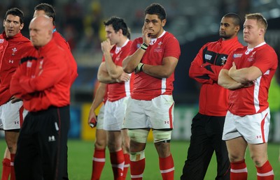 21.10.11 - Wales v Australia - Rugby World Cup Bronze Final - Toby Faletau of Wales looks dejected at the end of the game. 