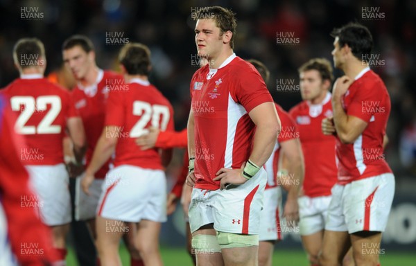 21.10.11 - Wales v Australia - Rugby World Cup Bronze Final - Dan Lydiate of Wales looks dejected at the end of the game. 