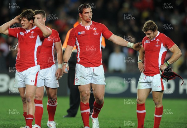 21.10.11 - Wales v Australia - Rugby World Cup Bronze Final - George North of Wales looks dejected at the end of the game. 