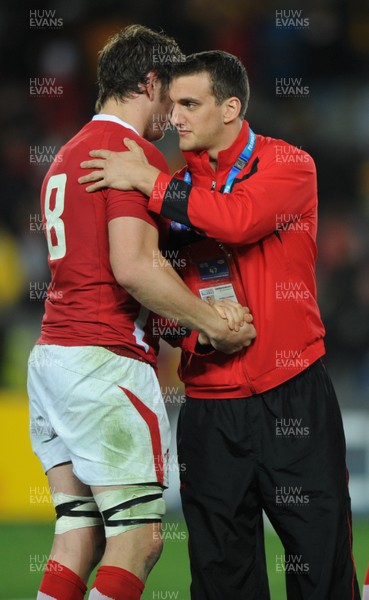 21.10.11 - Wales v Australia - Rugby World Cup Bronze Final - Ryan Jones and Sam Warburton of Wales look dejected at the end of the game. 