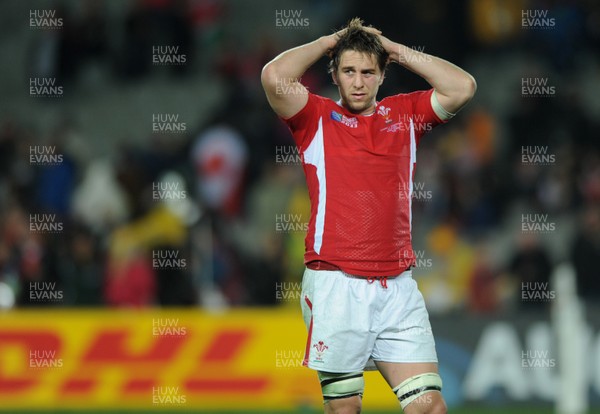 21.10.11 - Wales v Australia - Rugby World Cup Bronze Final - Ryan Jones of Wales looks dejected at the end of the game. 