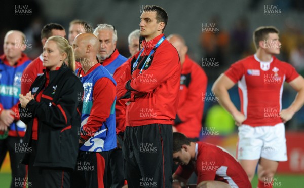 21.10.11 - Wales v Australia - Rugby World Cup Bronze Final - Sam Warburton of Wales looks dejected at the end of the game. 