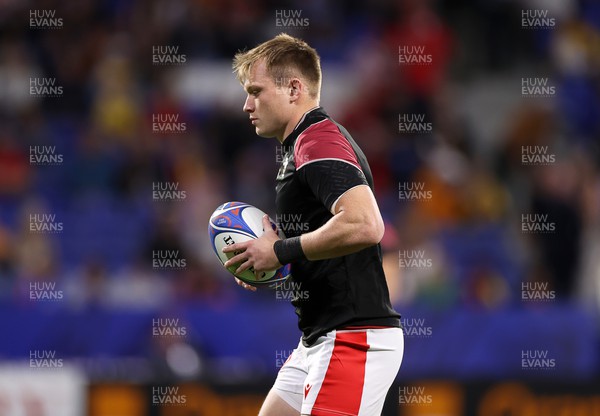 240923 - Wales v Australia - Rugby World Cup France 2023 - Pool C - Nick Tompkins of Wales during the warm up