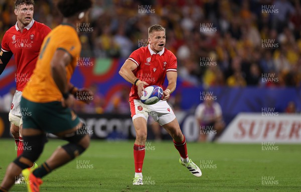 240923 - Wales v Australia - Rugby World Cup France 2023 - Pool C -  Gareth Anscombe of Wales