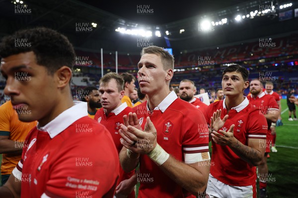 240923 - Wales v Australia - Rugby World Cup France 2023 - Pool C - Liam Williams of Wales at full time
