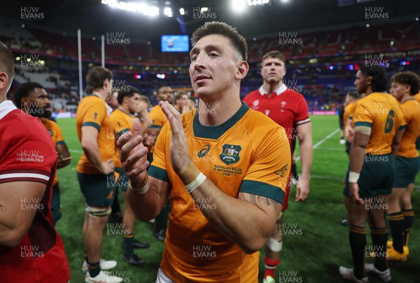 240923 - Wales v Australia - Rugby World Cup France 2023 - Pool C - Josh Adams of Wales at full time