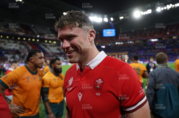 240923 - Wales v Australia - Rugby World Cup France 2023 - Pool C - Will Rowlands of Wales at full time